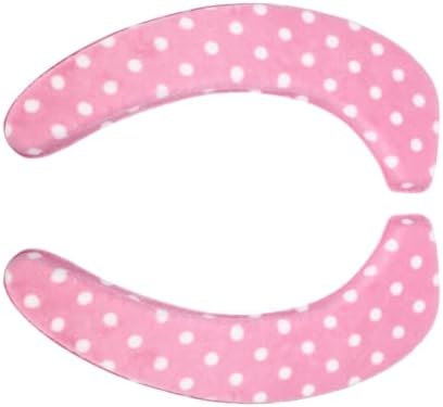 Toilet Seat Cover Blue 2pcs Coral Fleece Self-adhesive — view 6