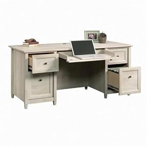 Scranton Co Executive Desk in Chalked Chestnut