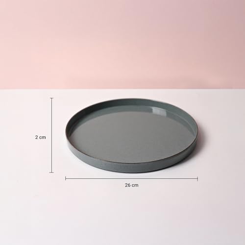 Image of MARKET 99 Melamine Dinner Set of 12 Pcs | Glossy Round Dinnerware & Crockery Set | 4 Full Plates, 4 Quarter Plates & 4 Soup Bowls | Lightweight Tableware Set for Everyday Kitchen Dining
