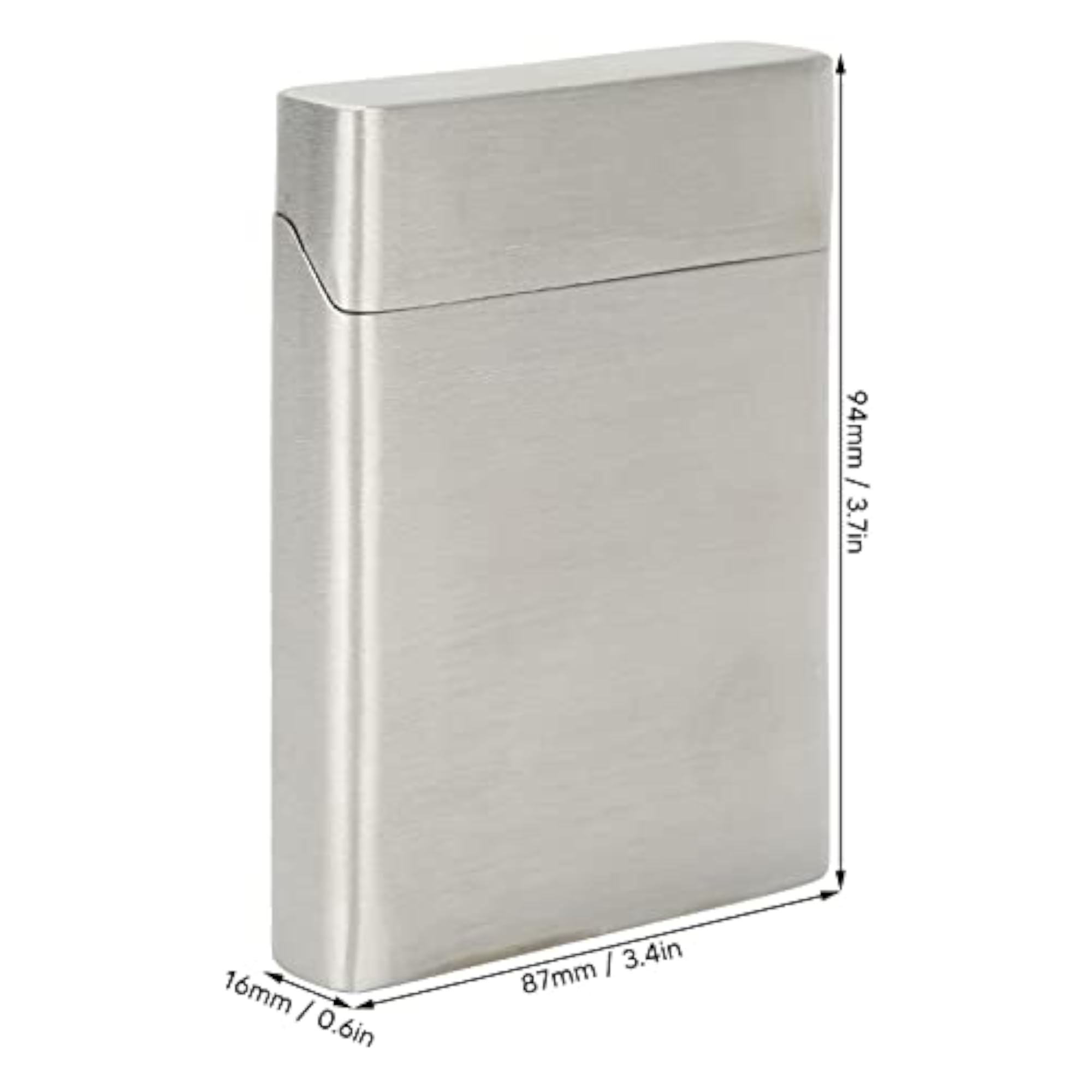 Stainless Steel Large Capacity Cigarette Holder Case