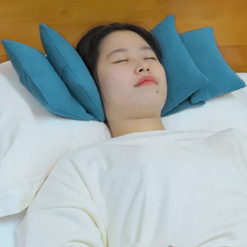 Almohada para el cuello cervical para dormir plácidamente boca arriba en la cama 6