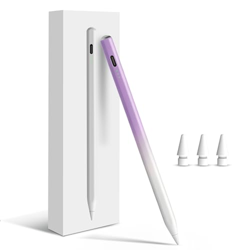 Image of Penlike Pencil for Apple iPad A16 10th, Fast Charge Stylus Pen for 2026-2018 iPad A16 /11-6th, Air 11 inch /13 inch M4 /M3 /M2 /5th-3rd, Pro 13 /11 /M4 /12.9, Mini A17 Pro /6 /5th Palm Rejection Tilt Sensitivity