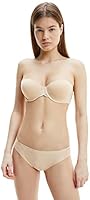Calvin Klein Women's Strapless Lightly Lined Bra, Bare, (8) C