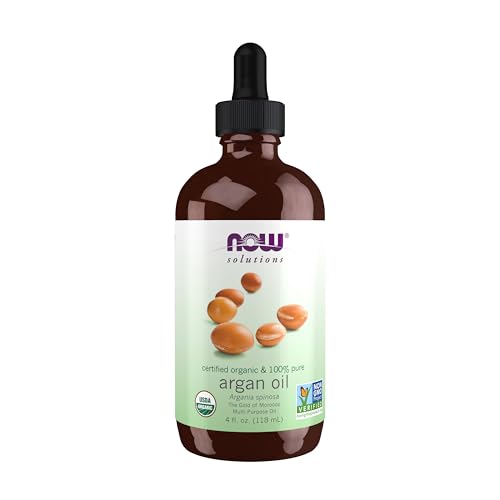 NOW Foods Solutions, Organic Argan Oil, Certified Organic and 100% Pure, 