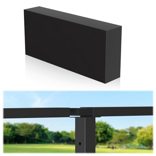 Image of 1 Pack Extension Connector for Stainless Steel Handrail, 130mm x 56mm x 26mm Hand Rail Fitting for Top Handrail Railing, High Strength POM Connecting Block for Deck Cable Railing Systems