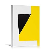 Canvas Wall Art Geometrical Patterns Abstract Colorful Geometric Hallway Minimalist Mixed Media Multicolor Patterns - 12x18 inches