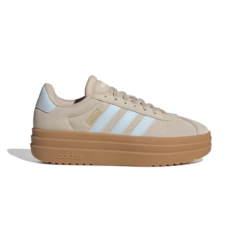 adidas Damen Vl Court Bold Shoes, Wonder beige/Ice Blue/Gold met., 41 1/3 EU – Ansicht 2