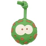 Juihomsply Handmade Leather Cookie Bag Charm, Fun Decorative Accessory for Handbag or Keys