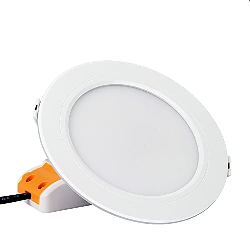 9W RGB+CCT LED Downlight, 2.4G RF Remote or Smartphone App Control, Work with Amazon Alexa and Google assitant