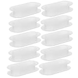 Homoyoyo Asas de Transporte para Cajas de Cartón 10 Unidades de Plástico Resistente Ideales para Embalaje Industrial y Mudanzas