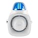 Seco-Larm SH-816S-SQ/B Enforcer Siren/Strobe with Audio Input, Blue