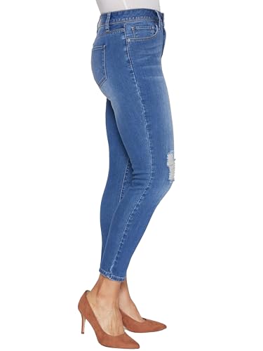 Royalty For Me Womens Women's Petite Tummy Control Classic Skinny Jean2