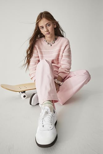 Image of The Children's Place Girls' Long Sleeve Crew Neck Pullover Sweater