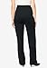 Woman Within Plus Size Tall Stretch Ponte Knit Pull-On Wide-Leg Pants - 26 T, Black