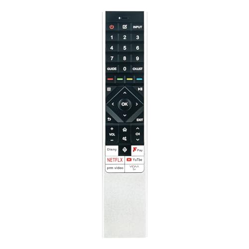 ALLIMITY Voice Remote Control Replacement fit for Hisense QLED ULED TV 55U8KQTUK 55U79KQ 65U79KQ 75U79KQ 55U8KQ 65U8KQ 55U8KQTUK 65U8KQTUK 75U8KQTUK 50U7QF 55U7QF 65U7QF