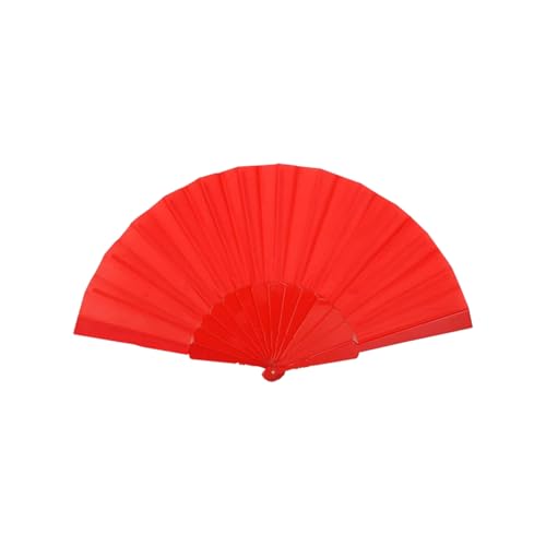 Miniatura 7 de Husl Abanicos Plastico 23 Cm, Abanicos Para Eventos, Detalles Para Los Invitados, Regalos De Boda, Fiestas, Comunión O Bautizo, Regalos Comunión Para Invitados Rojo 12unds