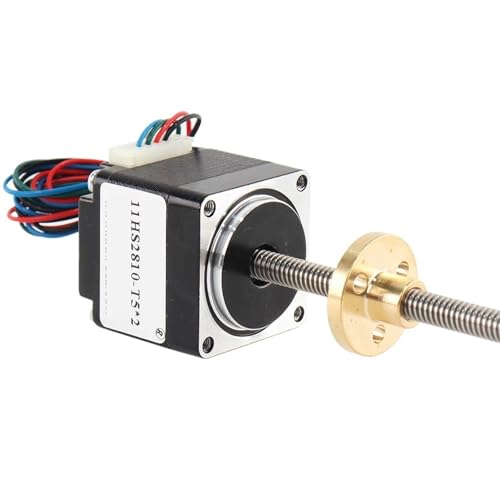 Vis d'imprimante 3D T5x2 intégrée au moteur pas à pas NEMA 11 de 500mm de plomb 2mm