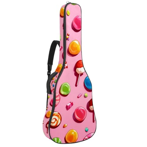 Grand étui universel pour guitare acoustique 101,6 cm imperméable rose