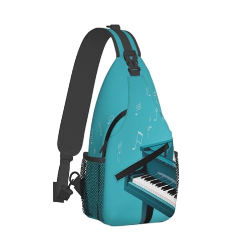 Mochila cruzada tipo sling para senderismo unisex