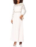Eine Amazon-Marke Amazon-Marke: TRUTH & FABLE Damen Maxi A-Linien-Kleid aus Spitze, Pink (Pink), 42, Label:XL