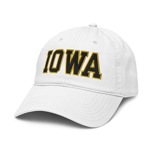 Gorra blanca ajustable Iowa Hawkeyes miniatura 1