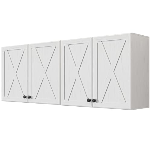 Furnaza Farmhouse Large Wall Cabinets - Upper Kitchen Laundry Wall