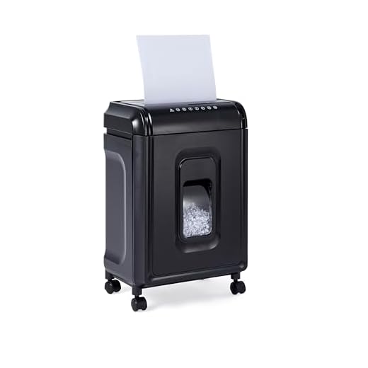 Amazon Basics 8-Sheet High-Security Micro-Cut Shredder with Pullout Basket