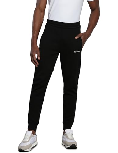 Calvin Klein Herren Jogginghose Micro Logo Repreve Lang, Schwarz (Ck...