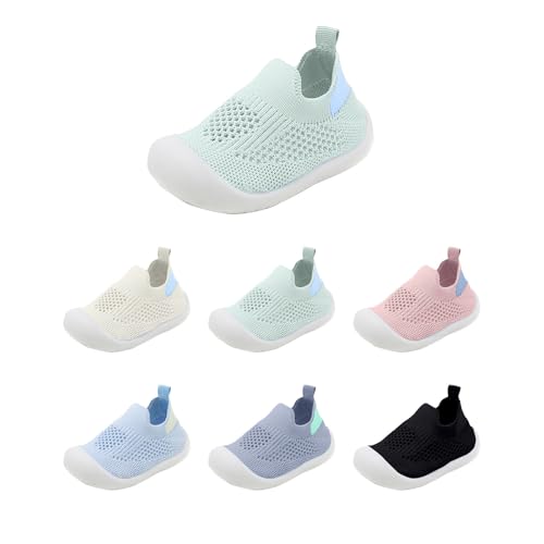 Générique Chaussures Bebe Garcon Fille Chaussures Bebe Premier Pas Doux et Respirant Confortable Antidérapantes 0-3 Ans