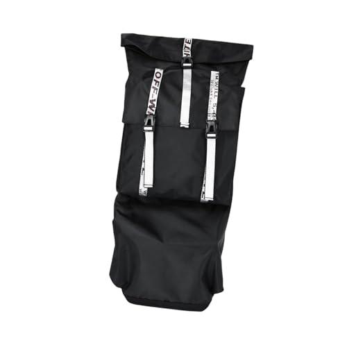 LIXSAZSE Bolso de Hombro Ligero e Impermeable para patineta con Oxford Duradero y un práctico Bolsillo Frontal para artículos Esenciales. Correa de Hombro Ajustable. Bolso para