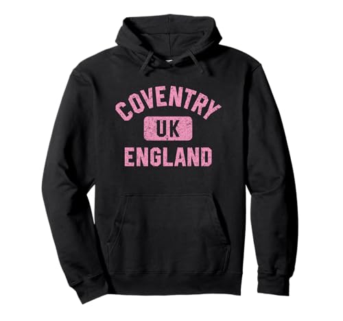 Coventry England Pink Print Hoodie