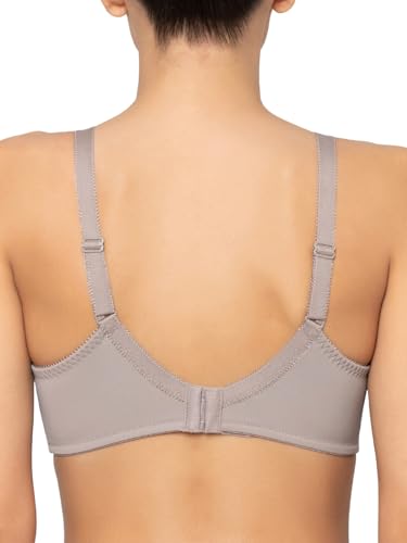 Image of Triumph Delicate Doreen Non Wired Non Padded Big Cup Bra Wireless Full Coverage Lace Everyday Women Bra Retro Support Wide Straps High Center Bridge Lingerie Pack of 1