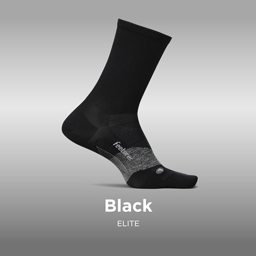 Image of Feetures Elite Ultra Light Cushion Mini Crew Sock - Sport Sock with Targeted Compression