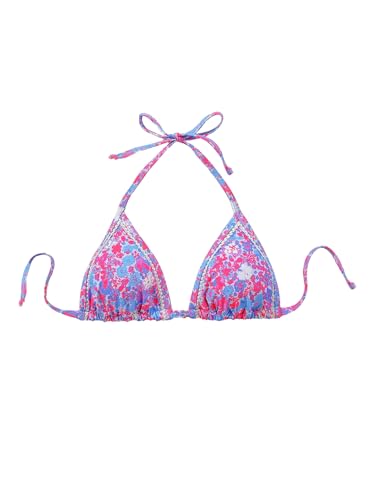 SOLY HUX Beach Vacation Clothes for Women Triangle Bikini Top Only Halter Swimsuit Bathing Suit Tops