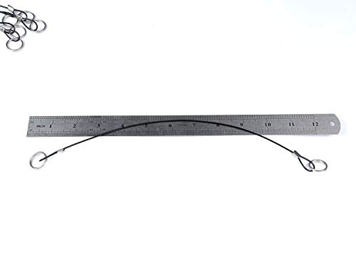 image for Mxeol Marine Stainless Steel Lanyard Cable Tether Safety Wire Black fo