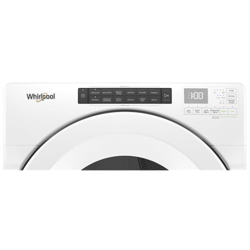 Image of Whirlpool 7.4 cu. ft. 240 Volt Stackable White Electric Ventless Dryer with Intuitive Touch Controls, ENERGY STAR
