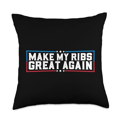 Make My Ribs Great Again Funny Rib Recovery Pillow