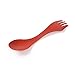 Light My Fire Spork Original Campingbesteck - Outdoor Besteck to Go - 17cm BPA Frei Bio Plastik Besteck für Unterwegs - Rot - Wiederverwendbares Besteck zum Mitnehmen - Outdoor Göffel mit Messer