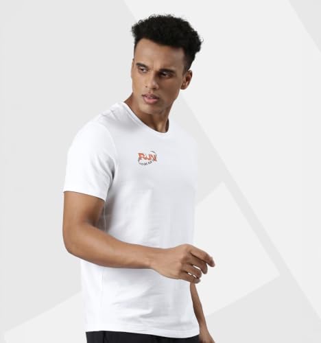 Image of XTEP Cool Technology (Superior Heat Dissipation Technology), Cool Family (Innovative Silky Material), Skin Friendly, Elastic Running T-Shirt for Men (Black)
