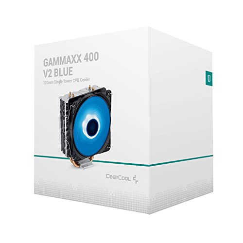 Cooler para Processador Intel/AMD Gammaxx 400 V2 LED Azul Deepcool - DP-MCH4-GMX400V2-BL