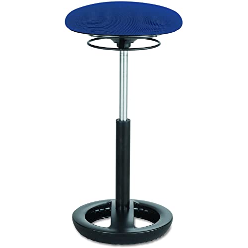 Image of Safco Twixt Active Movement Seating Chair, Ergonomic Support, Extended Height, Blue Mesh