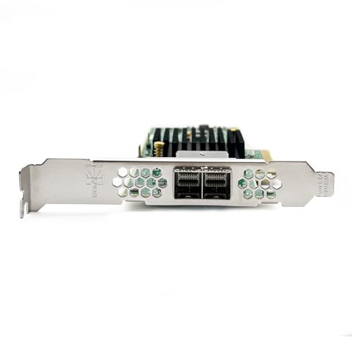 H!Fiber.com Carte contrôleur externe PCI-E SAS/SATA 12 G, puce Broadcom's SAS3008, compatible avec SAS 9300-8E – vue 5