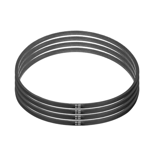 Image of uxcell 4pcs A39 or 4L410 Classic Wrapped Rubber V-Belt, 39 inch(1000mm) Inside Circumference, A Profile V Belt