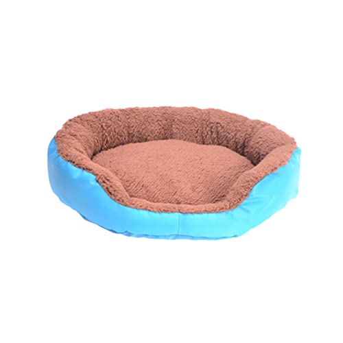 Milisten Cozy Round Dog Cat Bed Cushion Warm Pet House Mat For Medium Pets Soft Cotton Material