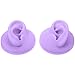 ARTIBETTER 2 Pcs Ear Models Simulation Silicone Ear Models Statue for Jewelry Display, Sketching, Teaching, Ear Project Practice (Purple)