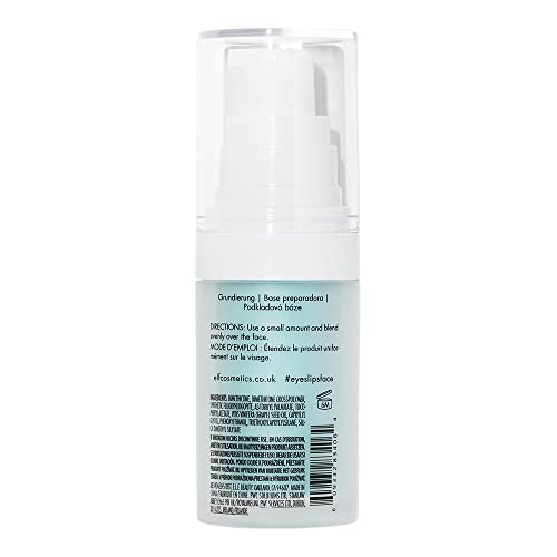 E.l.f., Hydrating Face Primer, Lightweight, Long Lasting, Creamy, Hydrates, Smooths, Fills In Pores And Fine Lines, Natural Matte Finish, Infused With Vitamin E, 0.47 Oz #TOP1
