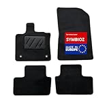 DBS   Tapis de Voiture sur Mesure   Adapté à Votre Renault SYMBIOZ dès 08/2024   Antidérapant : Clips de Fixations et Scratch   Tapis de Sol 4 pièces   Moquette   Noir