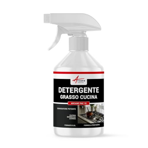Detergente sgrassante per cucina - DETERGENTE PER GRASSI E FULIGGINE - 0,5 L - ARCANE INDUSTRIES