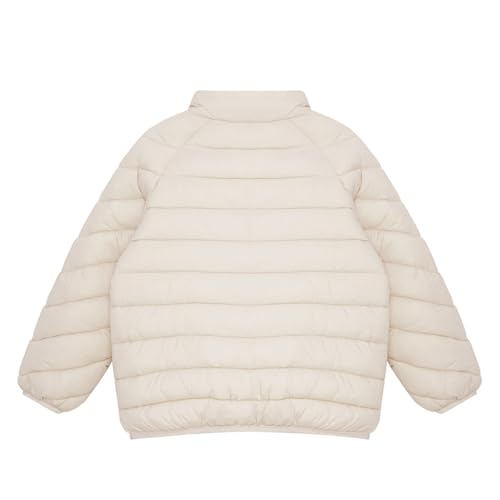Image of YiZYiF Girls Thicken Padded Clothes Lightweight Puffer Jacket Zip Up Warm Outerwear Winter Fleece Coats 5-12 Years