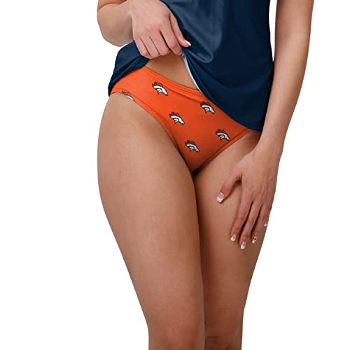 FOCO Denver Broncos NFL Womens Summertime Mini Print Bikini Bottom